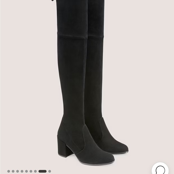 Black Over-The-Knee Boots - Picture 3 of 4